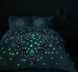 Двоспальний євро комплект ТАС Molly Lilac Сатин+світиться у темряві