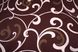 Комплект постільної білизни Brettani Євро Вензеля на коричневому Бязь Коричневий N-4573-3