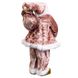 Новорічна фігурка Санта із свічником 60х12 см махровий Lefard AL77742