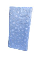 Матрац дитячий ортопедичний Baby Comfort Соня №8 (120*60*8 см) Серця на блакитному