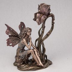 Інтер'єрний свічник "Фея у квітки" 20 см Veronese SK17574