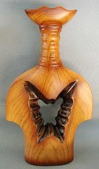 Ваза настільна ceramic Шик Amphora Butterfly with copper Bona DP41647