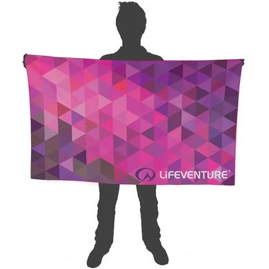 Рушник Lifeventure Soft Fibre Triangle 150 x 90 см Pink Giant 63072