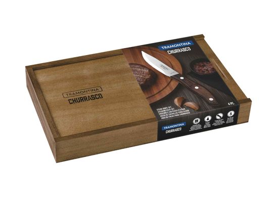 Набір ножів TRAMONTINA Barbecue Polywood, 4 предмети (6584544)