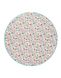 Скатертина на круглий стіл Meradiso Білий-Різнобарвний LI-550492