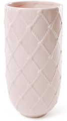 Ваза настільна ceramic Рожева Сітка 25.8 см Bona DP41768