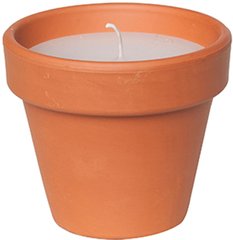 Свічка Candle pot Стандарт 7 х 7 см Коричневий з білим (000001339)