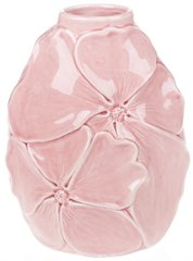Ваза настільна ceramic Незабудка 22.5 см, рожева Bona DP41780