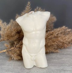 Свічка чоловіча силует 15 х 9.6 см White (vol-1004)