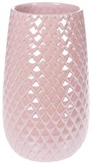 Ваза ceramic Endrite 24.5см, перловий рожевий Bona DP67952