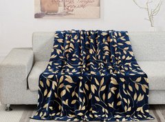 Плед Kris-Pol Двоспальний Золотистий з листям