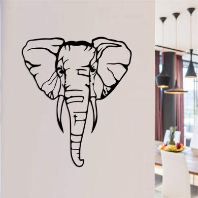 Дерев'яна картина Moku "Elephant" 90x76 см