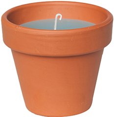 Свічка Candle pot Стандарт 10 х 11 см Коричневий із синім (000001351)