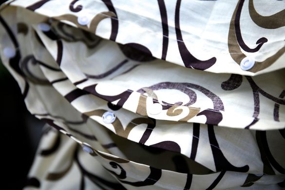 Комплект постільної білизни Brettani Сімейний Вензеля на бежевому Бежевий N-4573-3-4