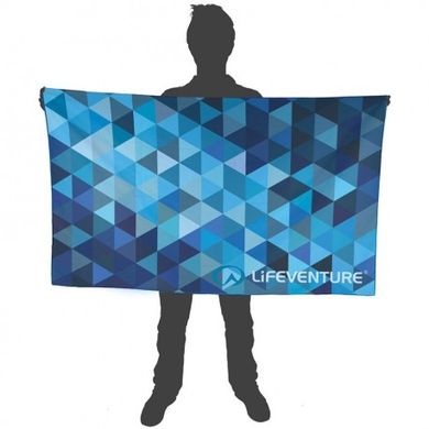 Рушник Lifeventure Soft Fibre Triangle Giant Синій (1012-63071)