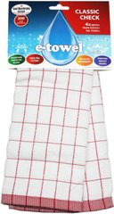 Рушник E-Cloth Classic Check Tea Towel, red (201699)