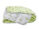 Ковдра Leleka-Textile Бамбук преміум Напівторний 140х205 см Зелений з білим (1005497)
