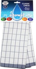 Рушник E-Cloth Classic Check Tea Towel, blue (201675)