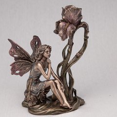 Свічник Фея з квіткою 20 см Veronese AL45992