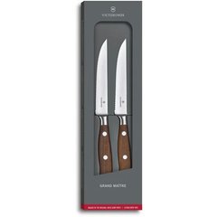 Набір ножів Victorinox Grand Maitre Wood Steak Set 120 мм дерево 2 шт. (7.7240.2W)